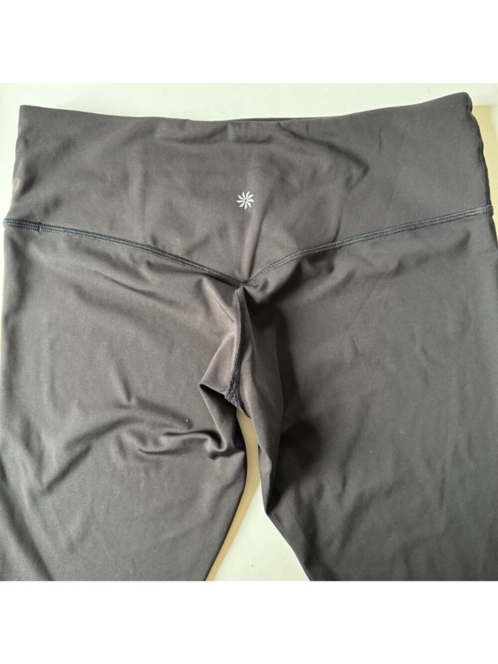 Athleta Womens Elation Train 7/8 Tights 981878 Black Sz L High-Waisted Stretch - Picture 9 of 16